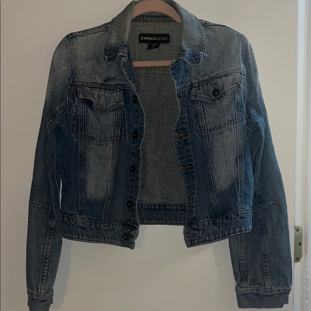 Express Women's Classic Blue Jean Jacket